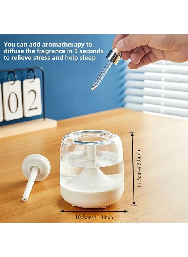 مصباح عطري مرطب للجو، إضاءة ليلية بـ 7 ألوان، تشغيل صامت 26 ديسيبل، تشغيل مستمر 24 ساعة، إيقاف تلقائي. - Image 3